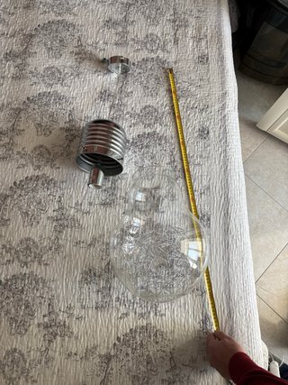 Lampadario a forma di lampadina