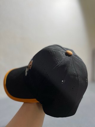 Gorra Hermes Negra y Naranja