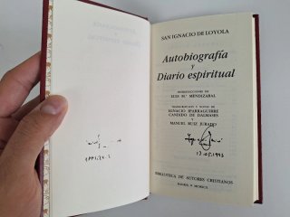 SAN IGNACIO DE LOYOLA, Autobiografia y Diario, BAC