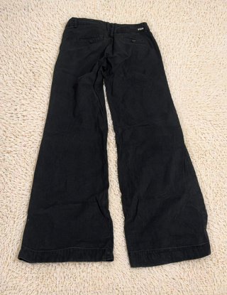 Pantalón chino negro vintage mujer