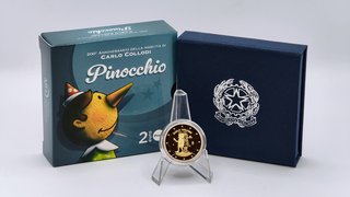 2€ PROOF Pinocchio 2026 Italia