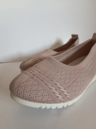 Zapatos planos color maquillaje T.36