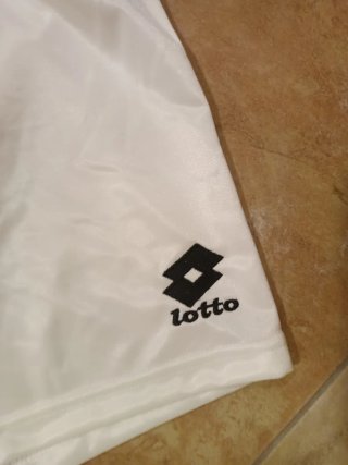 Pantaloncini Lotto Bianchi Calcio Taglia L