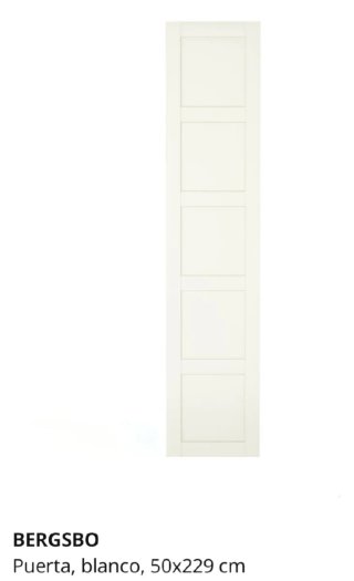 Armario PAX Ikea Blanco 50cm como Nuevo