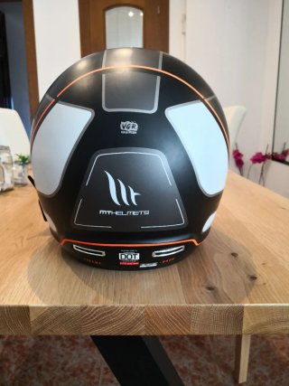 Casco Integral MT Jarama Negro/Naranja