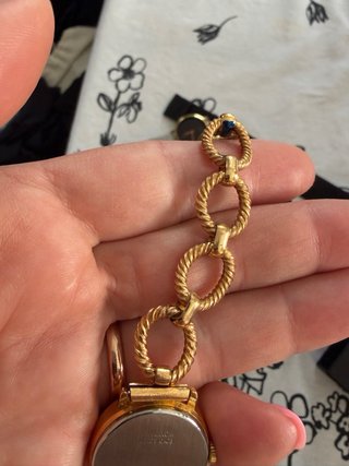 Orologio da polso donna co cinturino placcato oro
