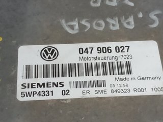 CENTRALITA MOTOR UCE SEAT AROSA (6H1) 047906027 5