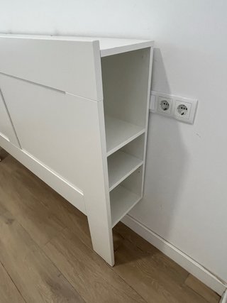 Cabecero blanco madera Ikea