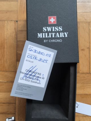 Reloj Swiss Military esfera azul