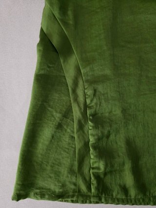 Blusa Pull & Bear sin mangas verde T.M