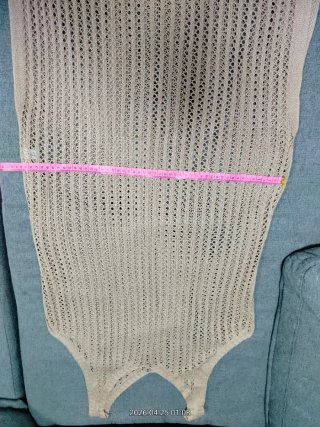 Vestido de playa beige