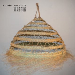 LÁMPARA ALTA PELUDA 35 Ø X 30 cm