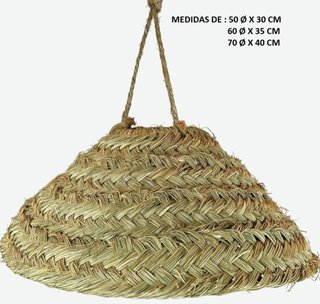 LÁMPARA ALTA PELUDA 35 Ø X 30 cm