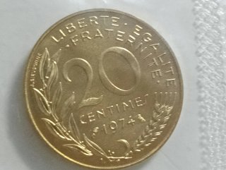 Divisionale Francia 1974 Monnaie senza argento