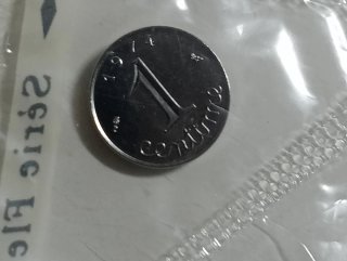 Divisionale Francia 1974 Monnaie senza argento