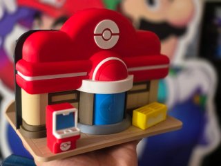 Soporte Dock Pokemon Center Pokopia Switch 2 & 1