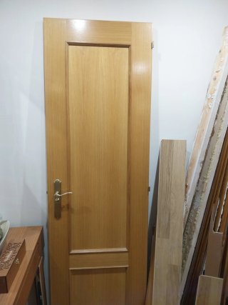 Puerta de madera de roble 205×64,5
