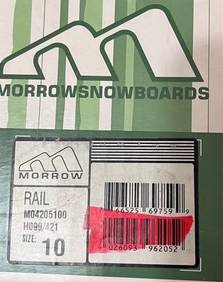 Botas Snowboard Morrow Talla 10