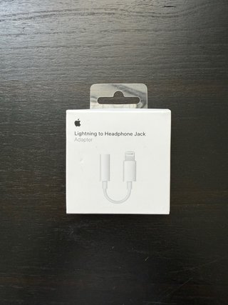 Adaptador Lightning a Jack Auriculares Apple