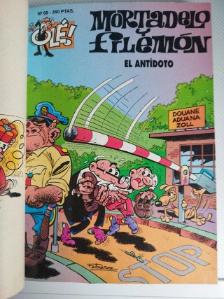 Mortadelo y Filemón 11 números encuadernados. Olé.