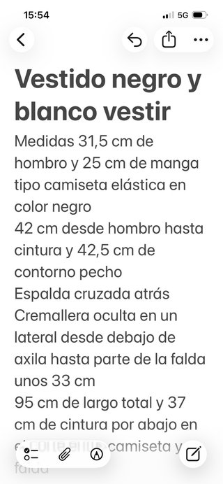Vestido Confecciones Maty Negro y Beige