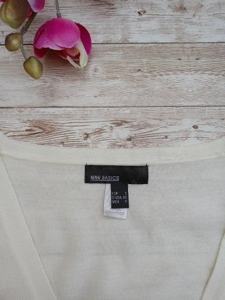 Cárdigan punto fino mujer, MANGO, talla XS.