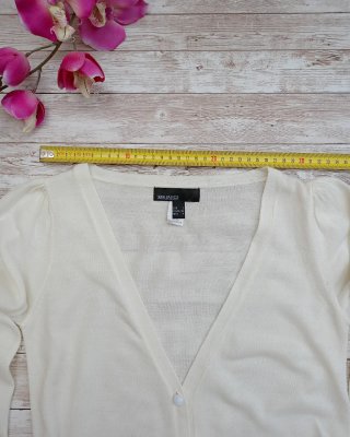 Cárdigan punto fino mujer, MANGO, talla XS.