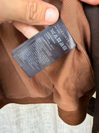 Chaqueta Bicolor Piel de Cabra