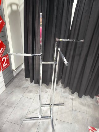Expositor Tienda Metálico Plata