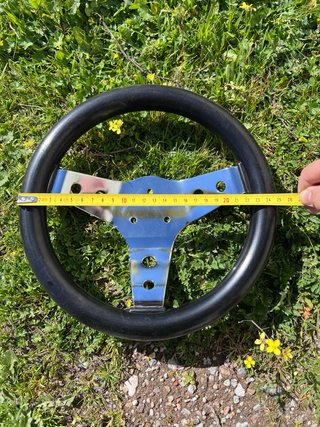Volante Kart Acero Inoxidable y Goma