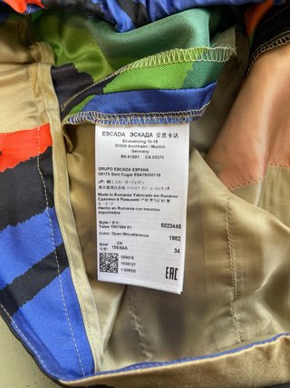 Conjunto Escada Pantalón y Blusa en seda