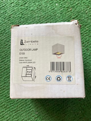 Lámpara de pared LED blanca