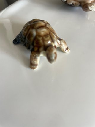 Set 3 Tortugas Cerámica Decorativas Porcelana Wade