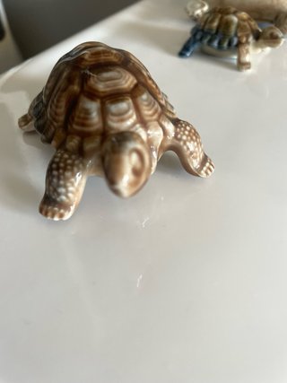 Set 3 Tortugas Cerámica Decorativas Porcelana Wade