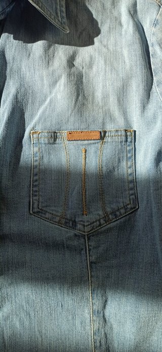 Set Denim Fornarina Y2K Jeans Flare Camicia