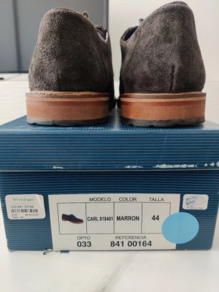 Zapato Blucher Piel Serraje hombre Talla 44 (29cm)