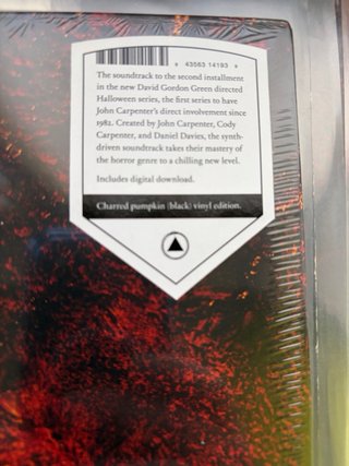 LP John Carpenter Halloween Kills 2021