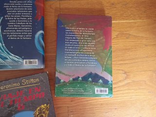 Lote de tres libros de Geronimo Stilton