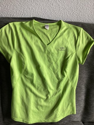 Camiseta deportiva Kalenji verde