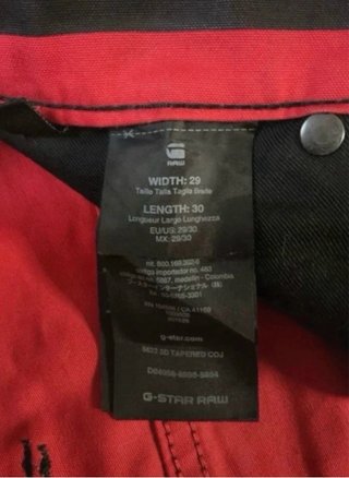 Pantalón de hombre de G-Star Raw (W29/L30)