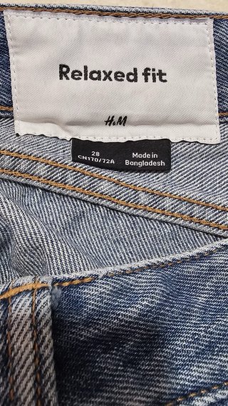 Pantalón corto vaquero azul casual