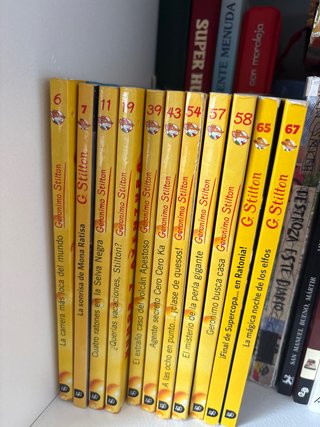 Lote de libros de geronimo stilton