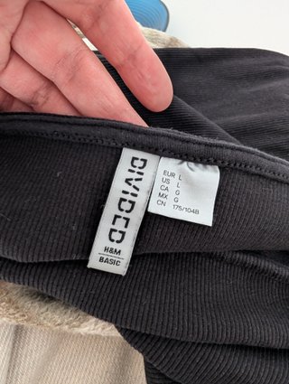 Vestido tubo H&M negro sin mangas