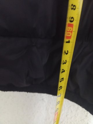 Chaqueta impermeable negra talla m