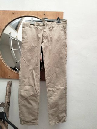 Pantaloni uomo chino beige