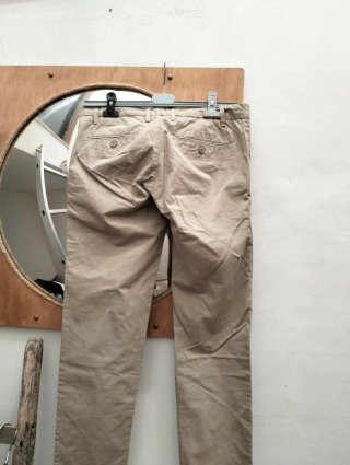 Pantaloni uomo chino beige
