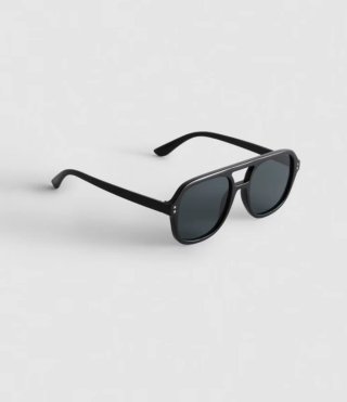 Gafas de sol aviador vintage negras