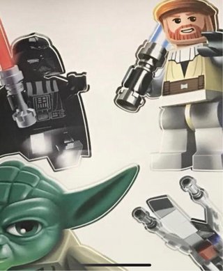 PEGATINAS DE LEGO NUEVAS STAR WARS VINILOS
