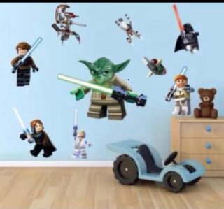 PEGATINAS DE LEGO NUEVAS STAR WARS VINILOS