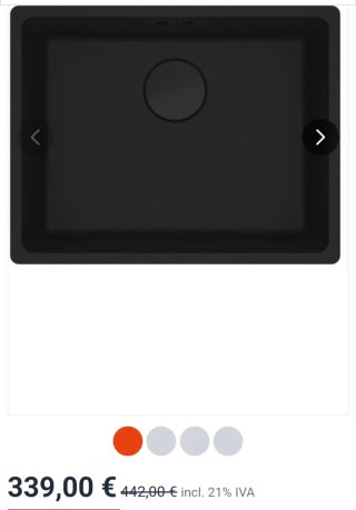 Fregadero Franke Negro Fragranite 1 Cubeta